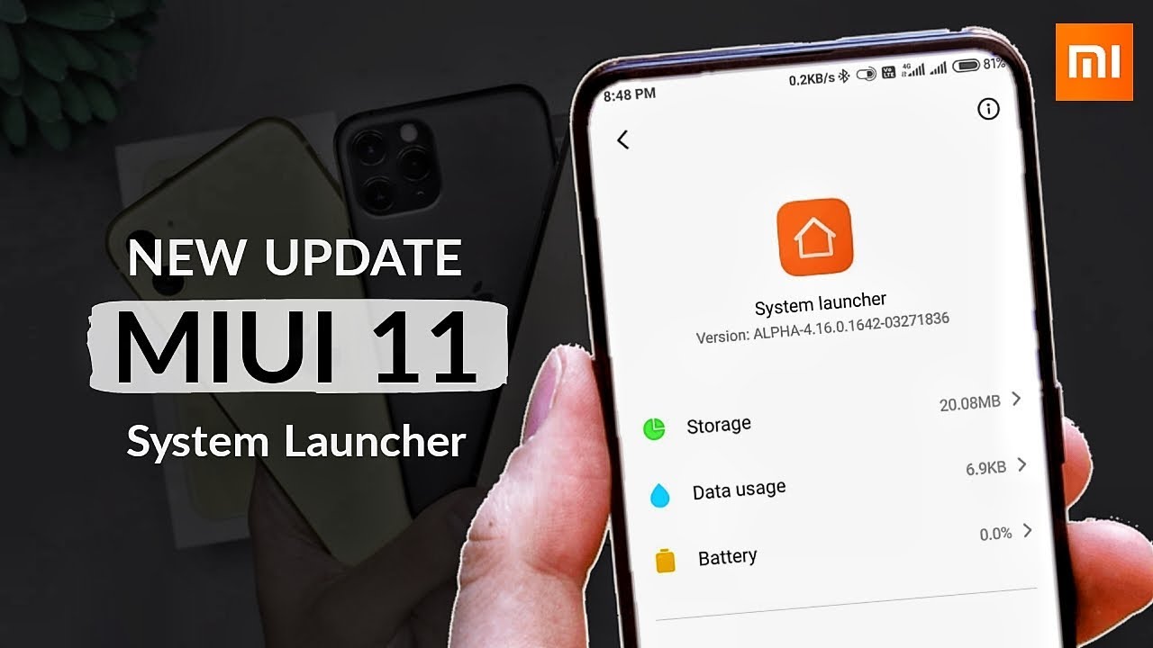 MIUI 11 System launcher New Update !