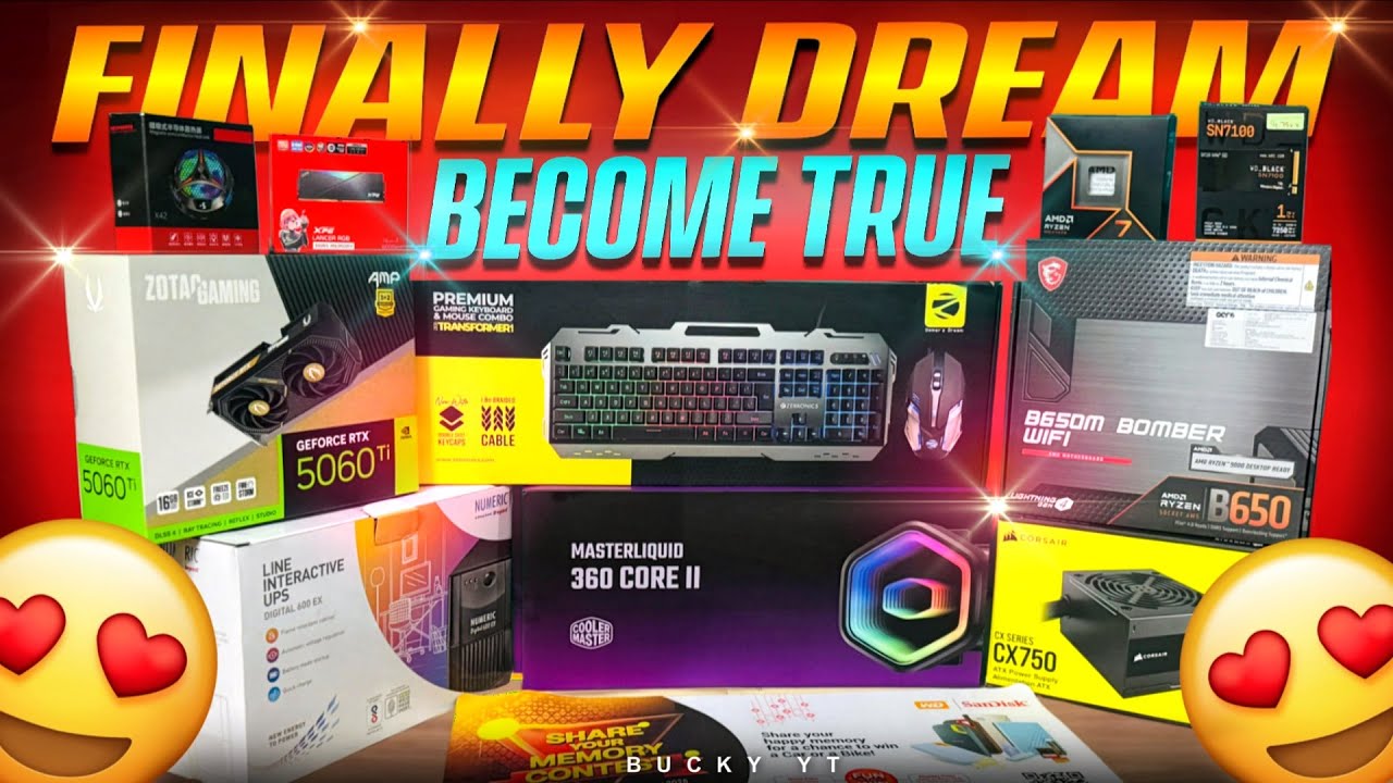Finally Dream Become True❤️ PC built🔥 