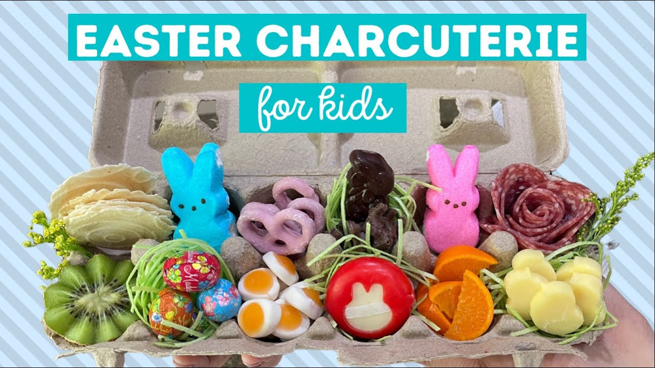 Easter Egg Charcuterie Carton for Kids