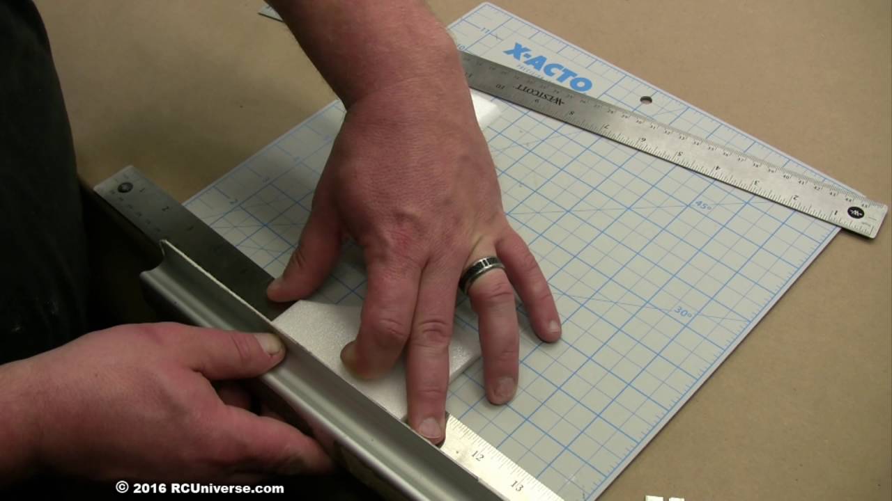 RCU How To Video:  How to make Foam Tac Hinges for Foam Aircraft