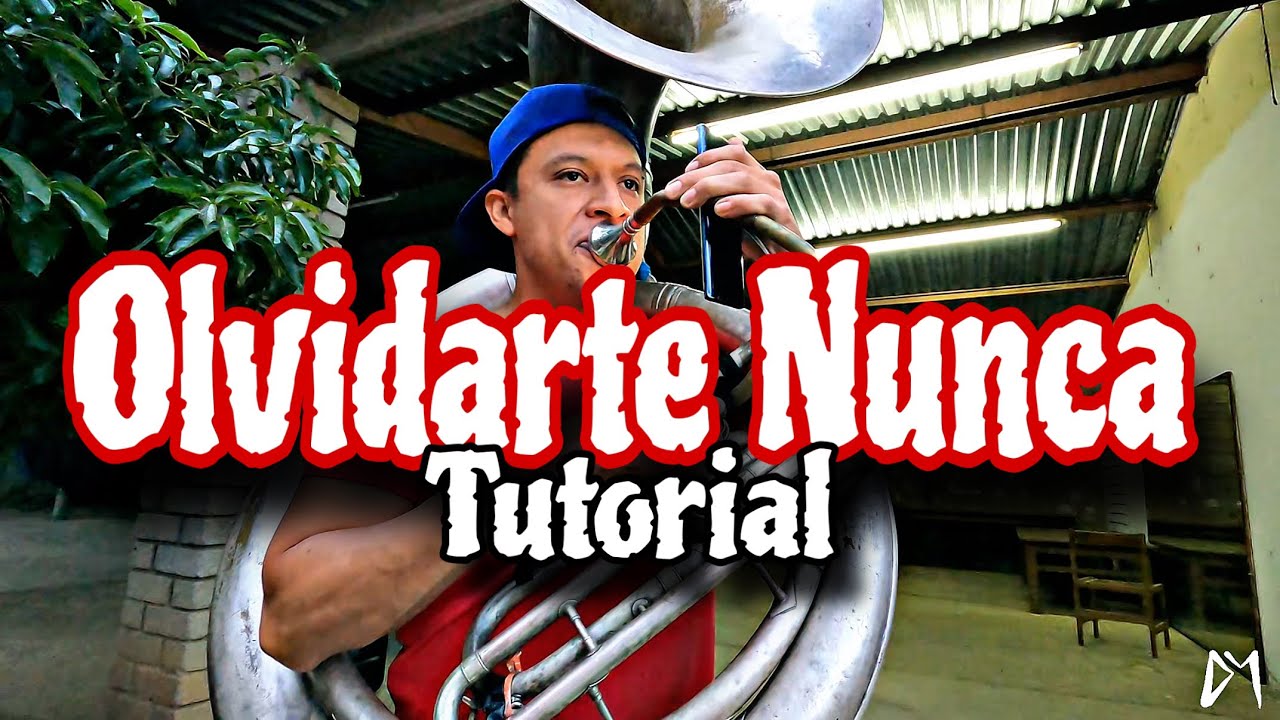OLVIDARTE NUNCA TUTORIAL PARA TUBA | Diego Medina 