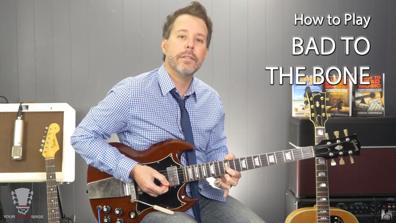 How to Play Bad To The Bone by George Thorogood Guitar Lesson