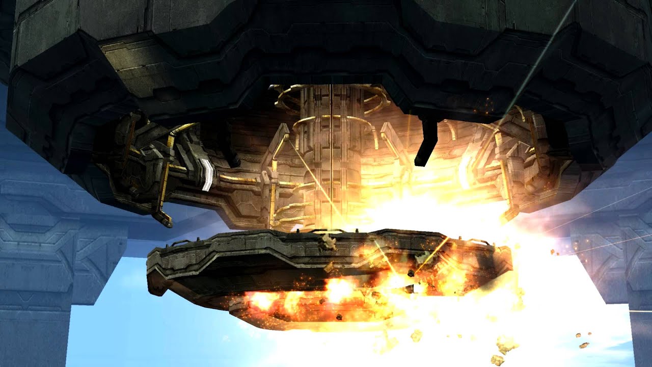 (Wii) Xenoblade Chronicles HD Cutscene 089 - Destruction of Galahad Fortress - ENGLISH