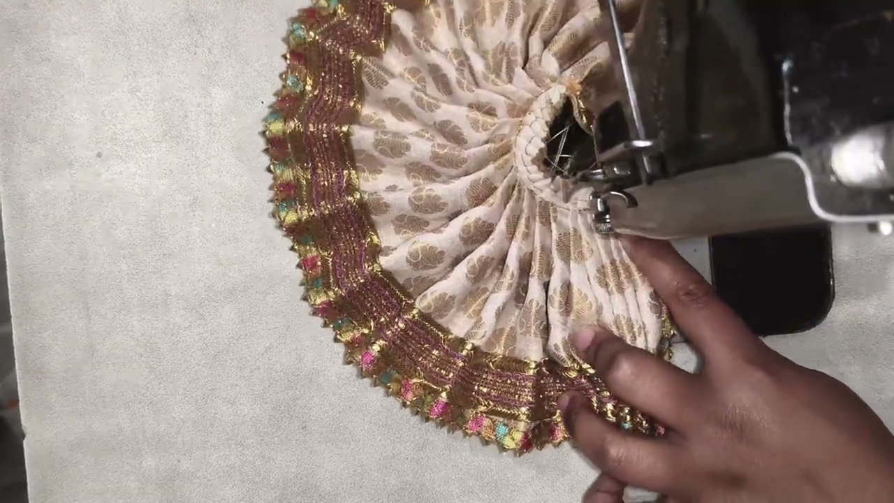 Handmade dress for laddu gopal #laddu gopal ji poshak #diy 