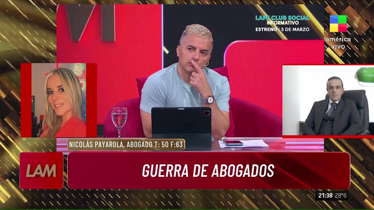 🔥 TENSO CRUCE AL AIRE entre Lara Piro y Nicolás Payarola, abogados de Mauro Icardi y Wanda Nara