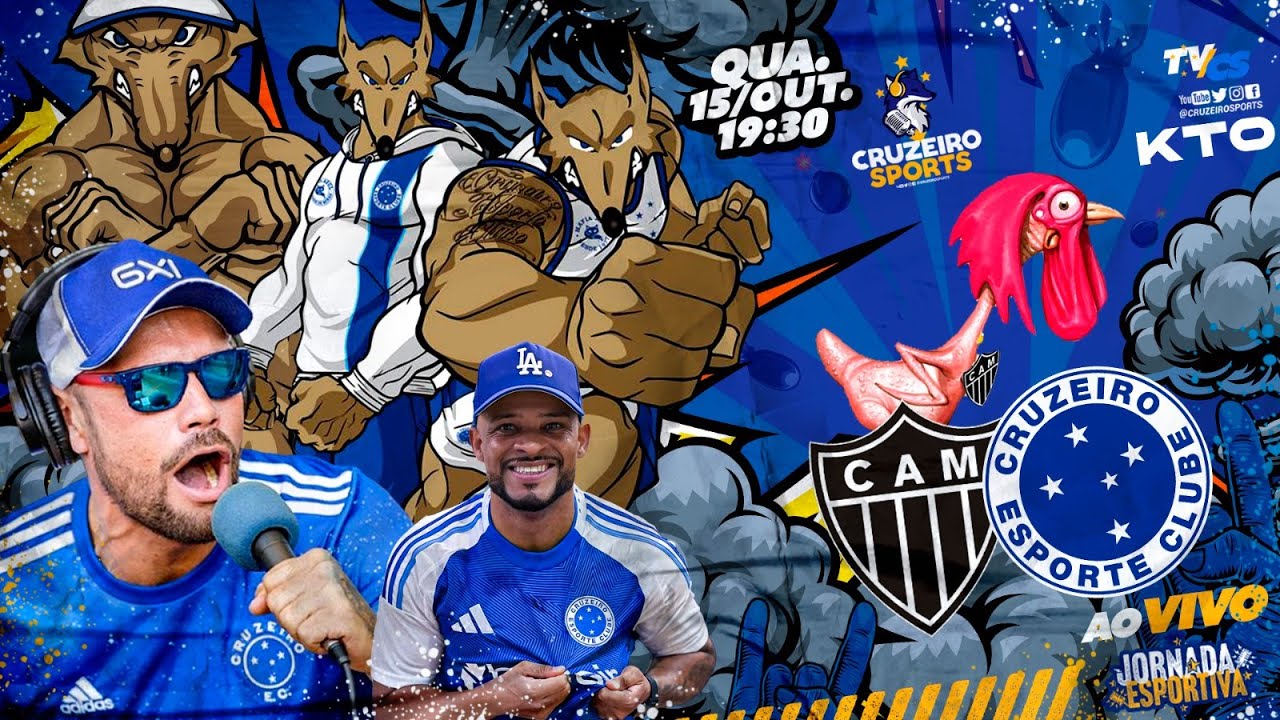 🔴 ATL&Eacute;TICO-MG X CRUZEIRO | 28&ordf; RODADA BRASILEIRO | JORNADA ESPORTIVA KTO CRUZEIRO SPORTS | AO VIVO