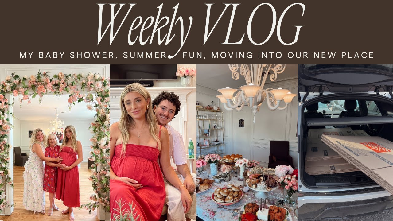 My Baby Shower, Moving Into Our New Apartment, Pregnant Summer Events!! Weekly Vlog