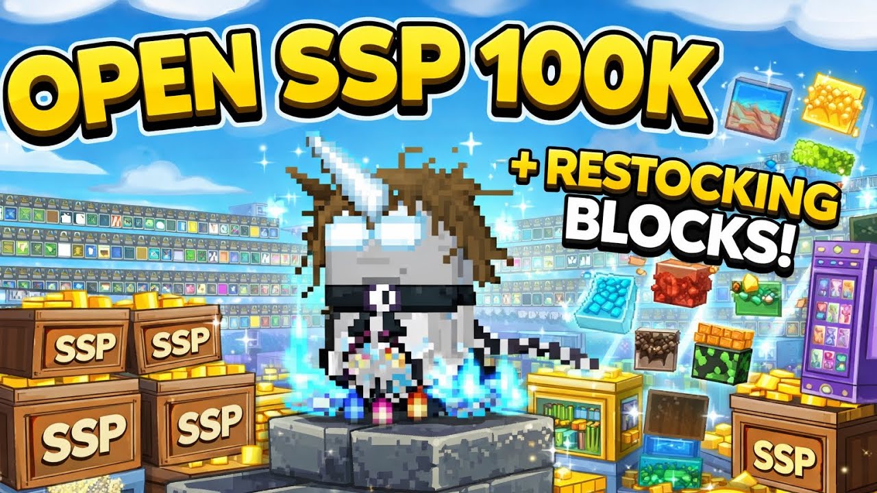 БОЛЬШОЕ ПОПОЛНЕНИЕ ЗАПАСОВ МАГАЗИНА + ОТКРЫТИЕ SSP НА 100 000 💎 (ПРИБЫЛЬ??) | GROWTOPIA 2026