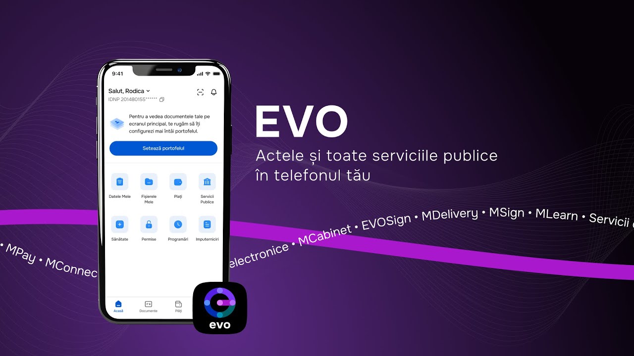 Actele tale, mereu cu tine, direct din EVO