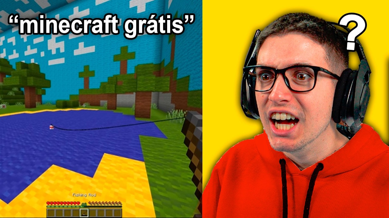 Reagindo ao MEME da ''VERS&Atilde;O GR&Aacute;TIS'' do minecraft
