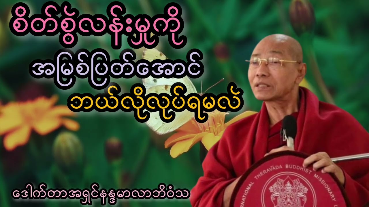 စိတ်စွဲလန်းမှုကို အောင်နိုင်သူ#ပါချုပ်ဆရာတော်တရားများ #views #ဓမ္မဒါနကုသိုလ် #dhammabuddhachannel