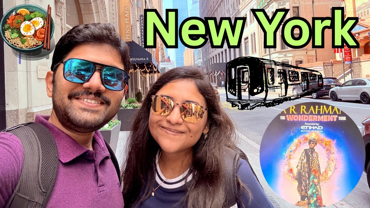 Day Trip to New York- AR Rahman Concert, Ichiran Ramen & Marriott Stay ✈️🎶🍜
