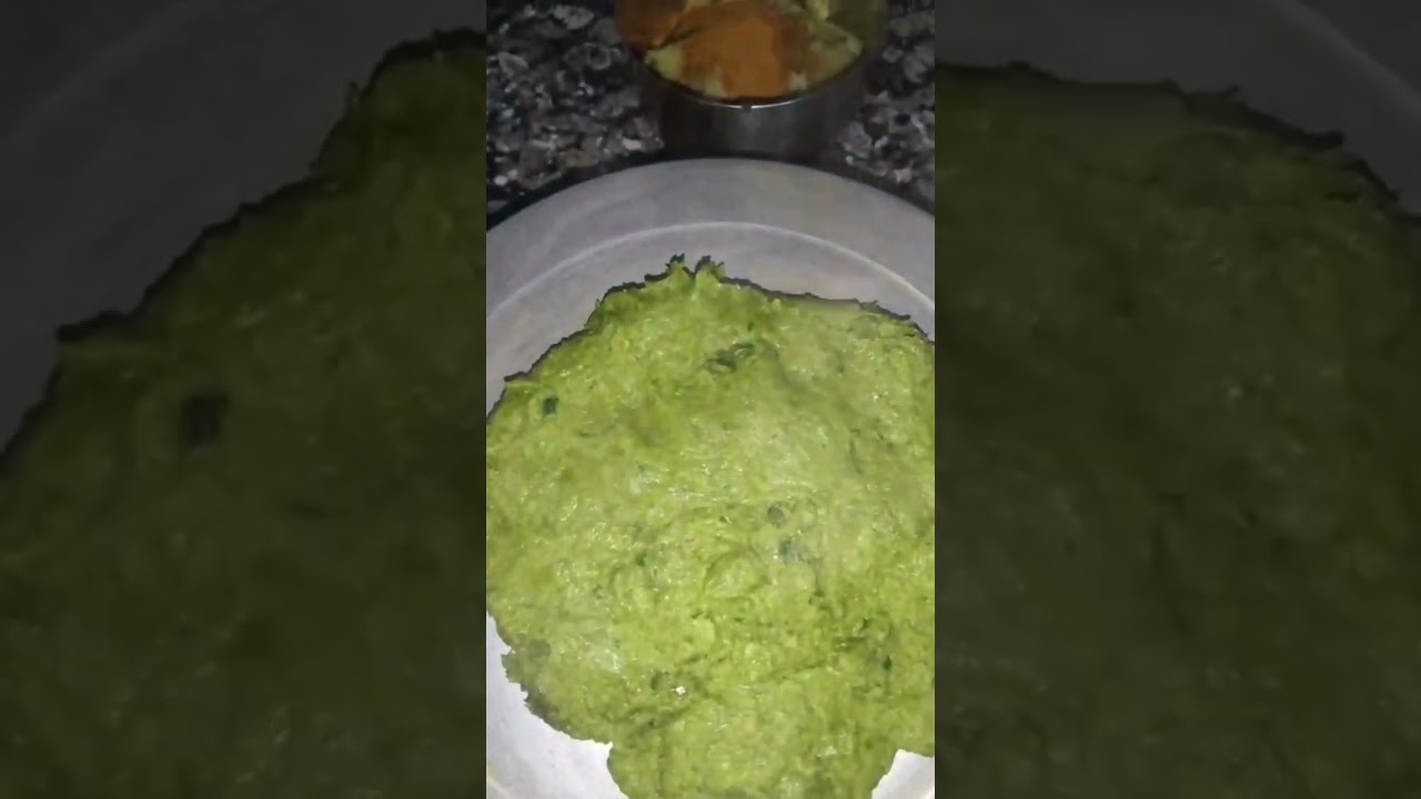 Palak besan ki sabji