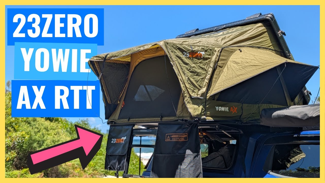 23ZERO Yowie AX (Armadillo AX2) Roof Top Tent Review | New Premium All Season Hard Shell Tent
