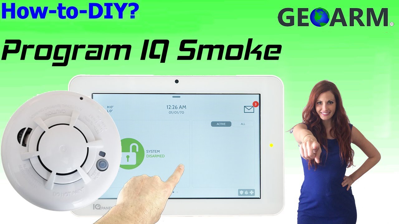 Qolsys IQ Smoke - Программирование панели IQ Panel 2