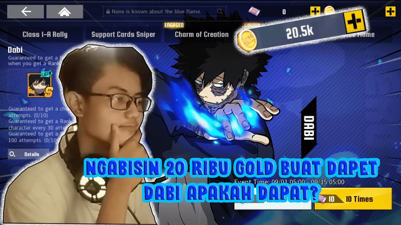 Ngabisin Jutaan Buat Gacha Dabi !!! - My Hero Academia: The Strongest Hero
