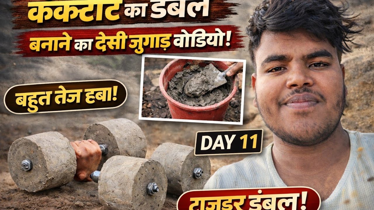 Aaj Hai Day 11 ! Aaj Mera Naya Dumbell Ko Dikha Diya .