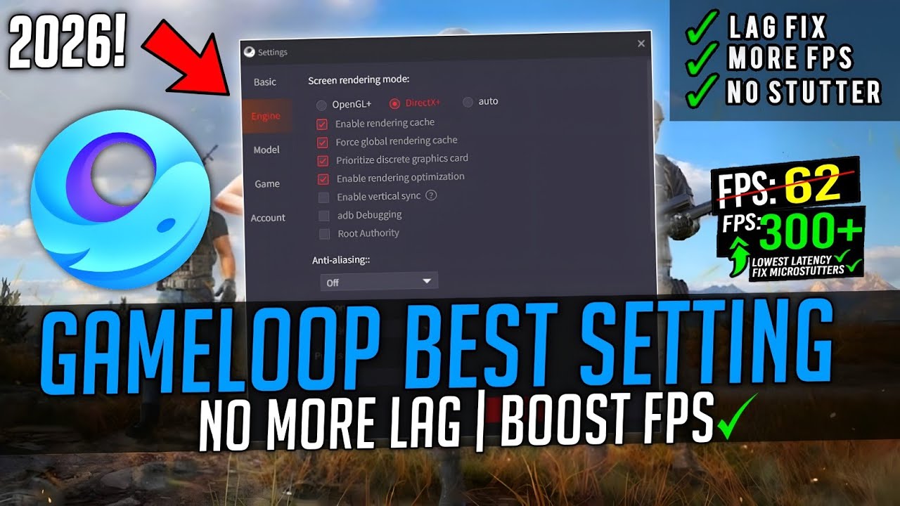 Лучшие настройки Gameloop для слабых ПК | Эмулятор Gameloop: повышение производительности 2026