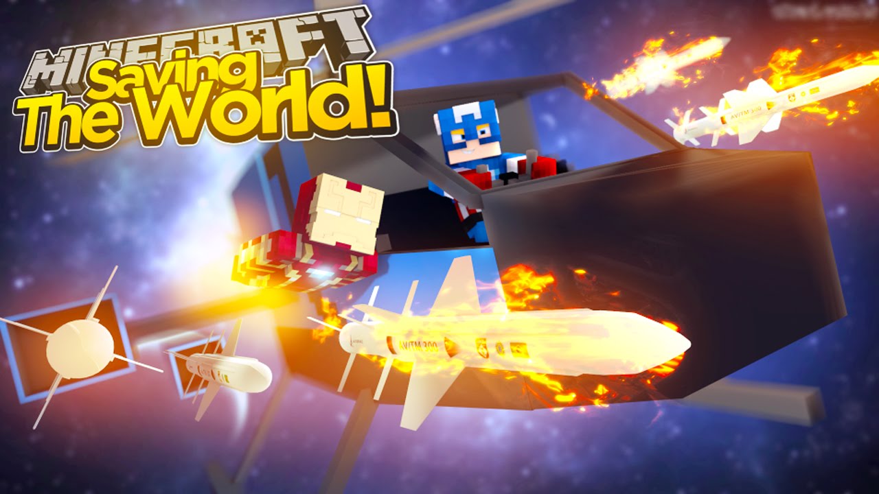 Minecraft Adventure - SAVING THE WORLD FROM EVIL ALIENS!!!