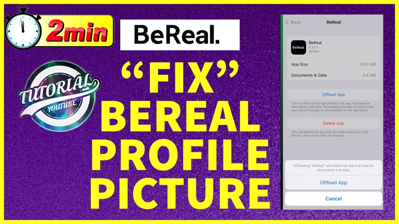 How to Fix BeReal Profile Picture | BeReal Profile Fixes | Profile Picture on BeReal Fixed 2022