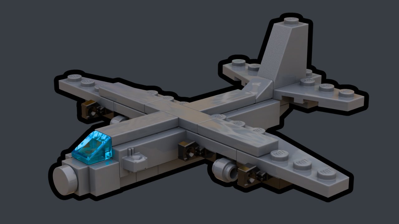 BUILD the ANGEL of DEATH! LEGO AC-130 Hercules MOC [Video Instructions]