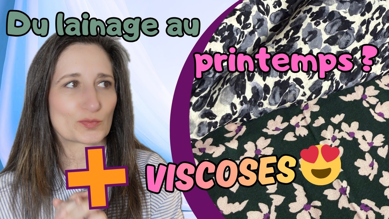 Haul Tissus : Tissus tailleur de printemps & Viscose + Inspirations