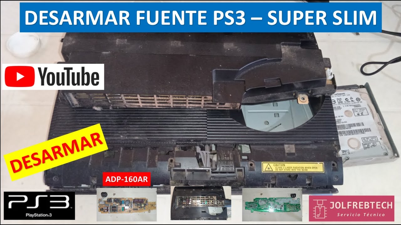 Desarmar Fuente PS3 Super Slim