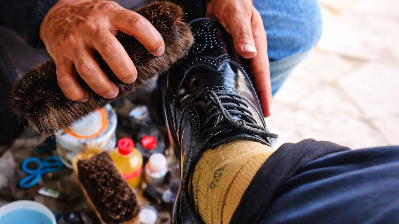 Deep Hydration for Boston Shoes | Street ASMR
