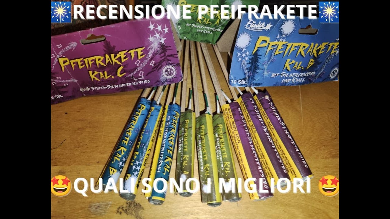 I MIGLIORI RAZZI FISCHIONI MAI PROVATI!! - Pfeifrakete: Economici ma TANTO VALIDI!