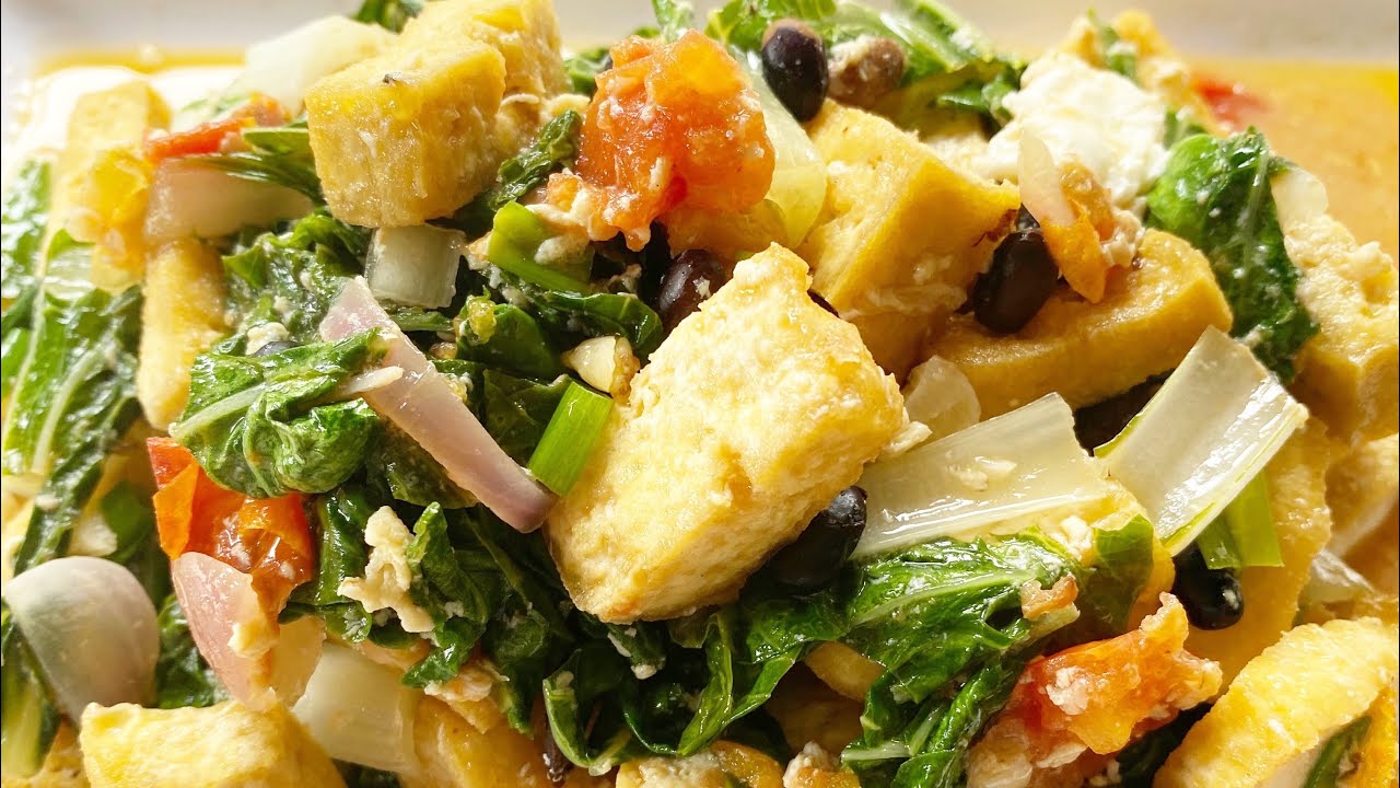 Tofu with Black Beans | Tipid ulam na ubod ng Sarap