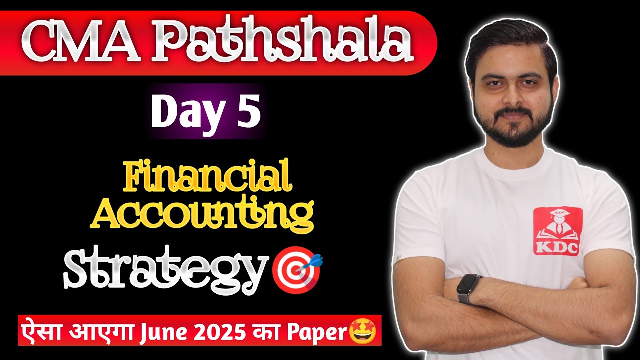 CMA Pathshala🔥-Financial Accounts Exemption Strategy 🎯 Important Chapters - CMA Inter June 2025