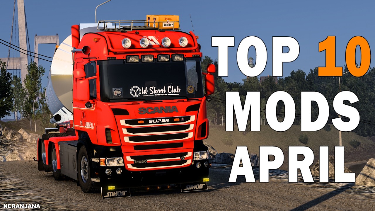 ТОП-10 модов для ETS2 &mdash; апрель 2026 | Моды для Euro Truck Simulator 2