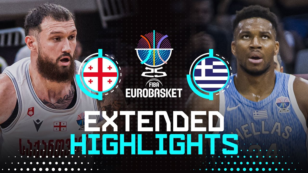 Georgia 🇬🇪 vs Greece 🇬🇷 | Extended Highlights | FIBA EuroBasket 2025