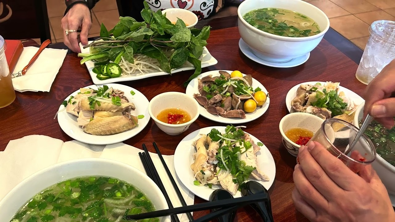 California trips and Vietnam restaurants food market 