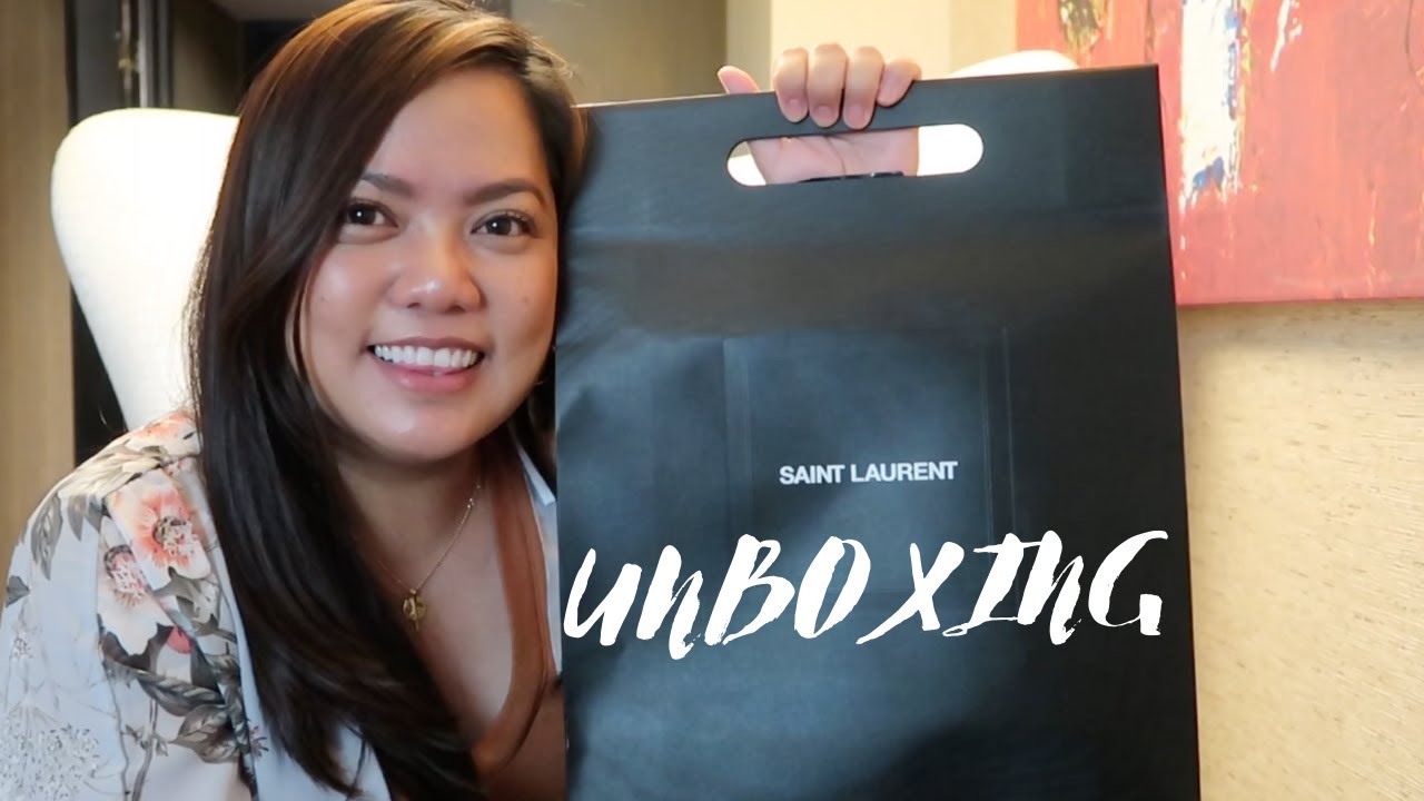 YSL UNBOXING | YSL MONOGRAM CLUTCH WRISTLET REVIEW | IT'S ME SORAYA