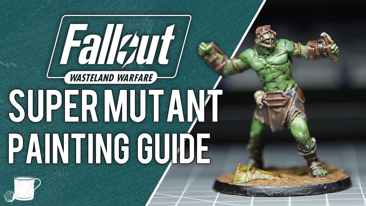 How to Paint Super Mutants for Fallout Wasteland Warfare