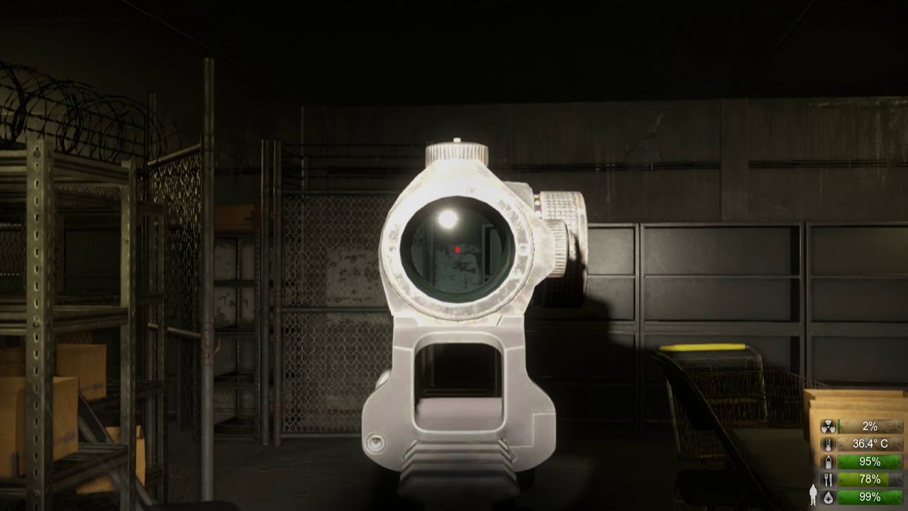 Miscreated testing the P90 (R90)