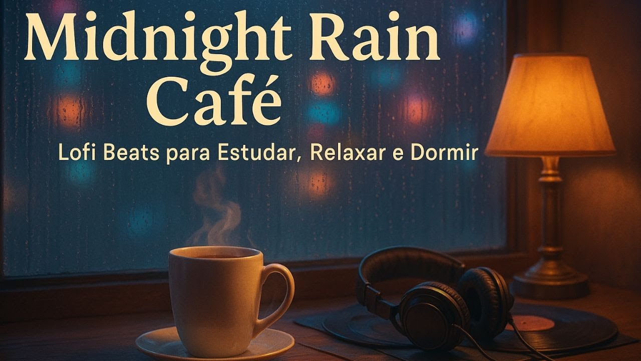 Midnight Rain Café ☕️ Lofi Beats para Estudar, Relaxar e Dormir