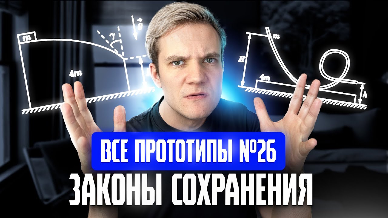 Решаем все прототипы Nº26 | Законы сохранения | Вторая часть ЕГЭ 2025 по физике | Щелчок