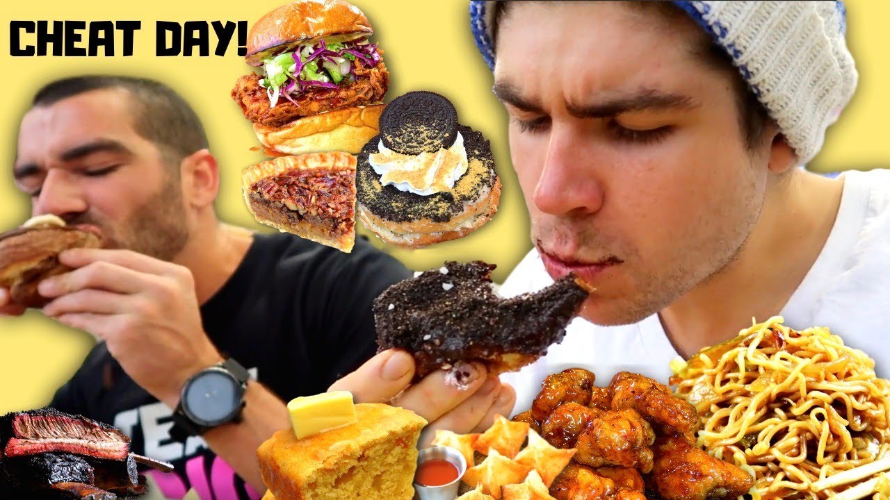 Wicked CHEAT DAY with Nick Dompierre - Donuts, Fried Chicken Sandwiches, Chinese Food, & BBQ Feast
