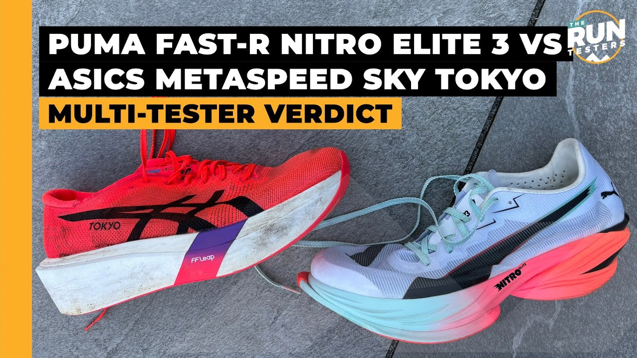 Asics Metaspeed Sky Tokyo vs Puma Fast-R Nitro Elite 3: Two top carbon racing shoes compared