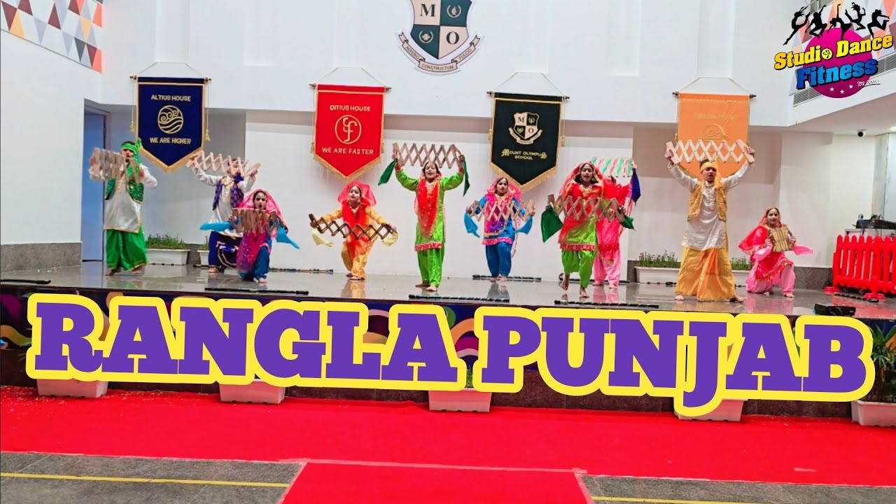 Rangla Punjab | Bhangra Folk Dance  | Bhangra With Props | Punjabi Song | Lohri  Dance By Amit