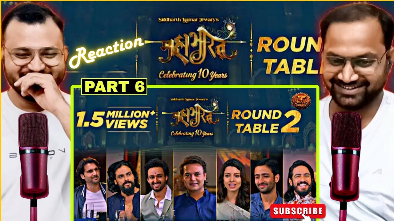 Mahabharat Roundtable 2 Part 6 | Swastik Productions | Reaction 