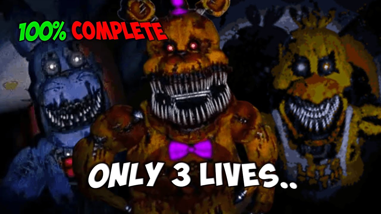 Can You Beat FNAF 4 With Only 3 Lives?