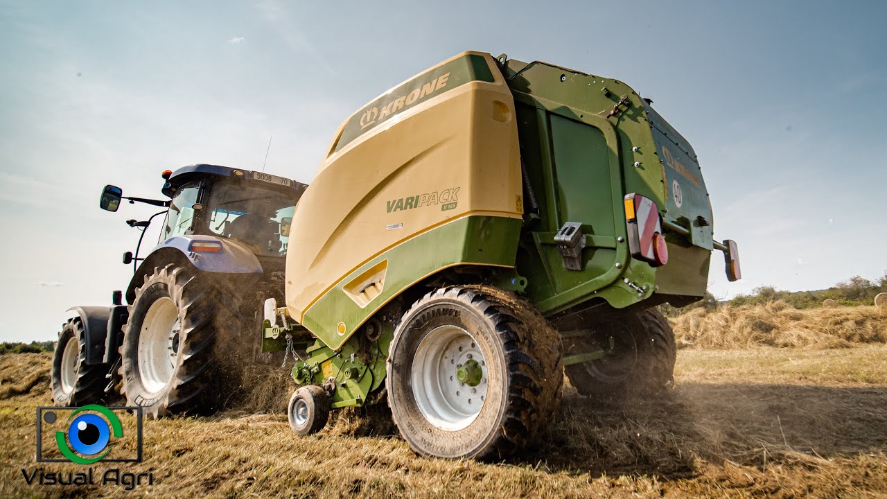 NEW KRONE VariPack au pressage de foin