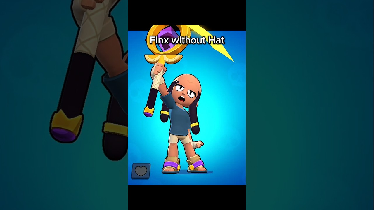 Finx without Hat 👀 Brawlstars #shorts #brawlstars #brawl #supercell #finx
