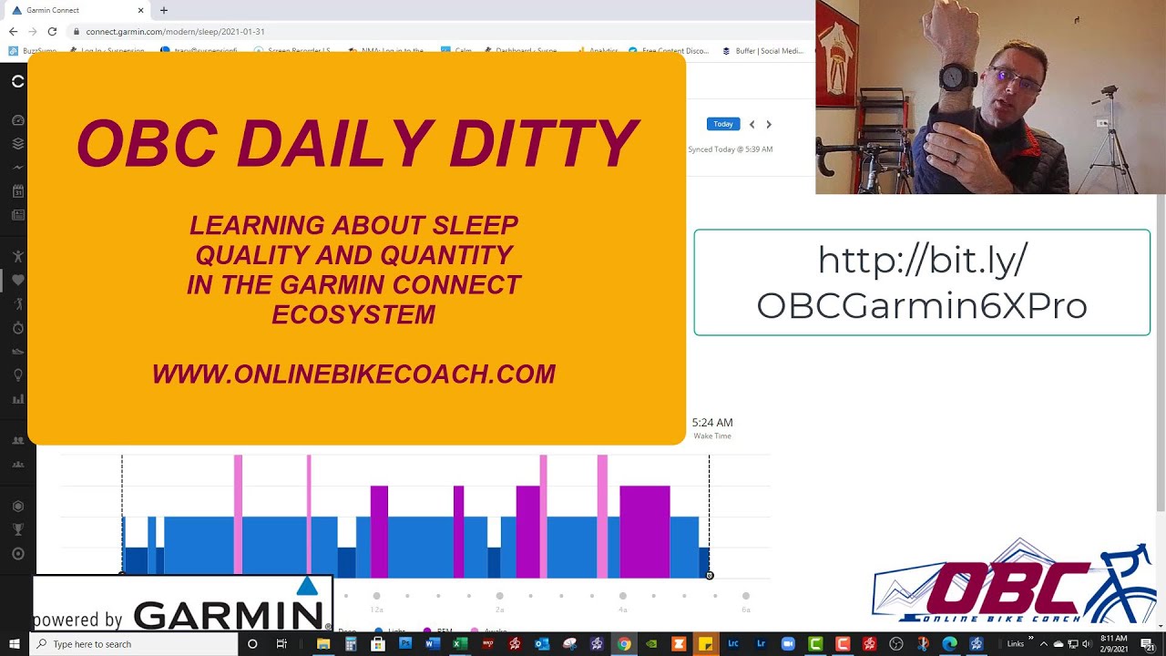 Daily Ditty: Garmin Connect's Sleep Tracker