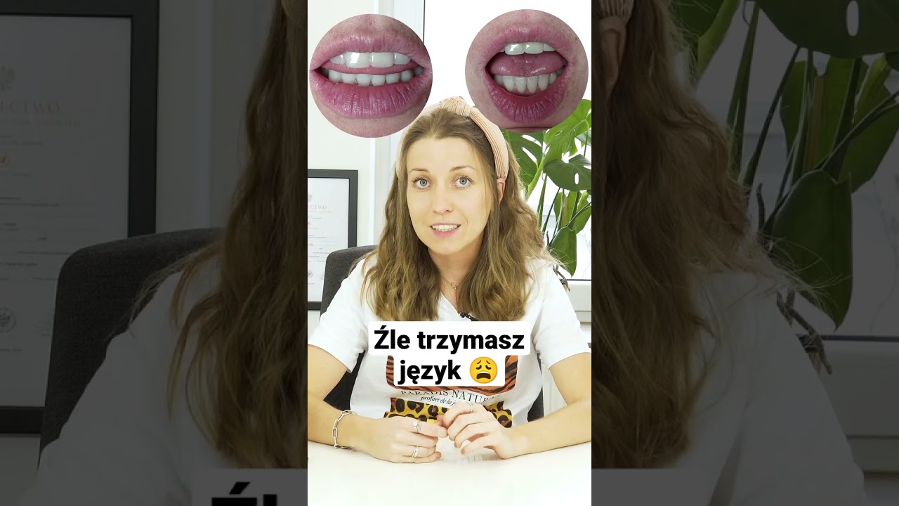 Złe pozycje spoczynkowe języka ❌ #logopedia