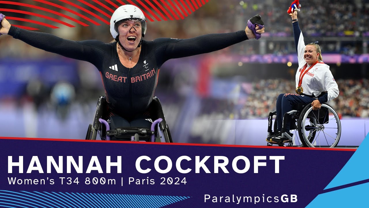 Hannah Cockroft STORMS to T34 800m gold | Paris 2024