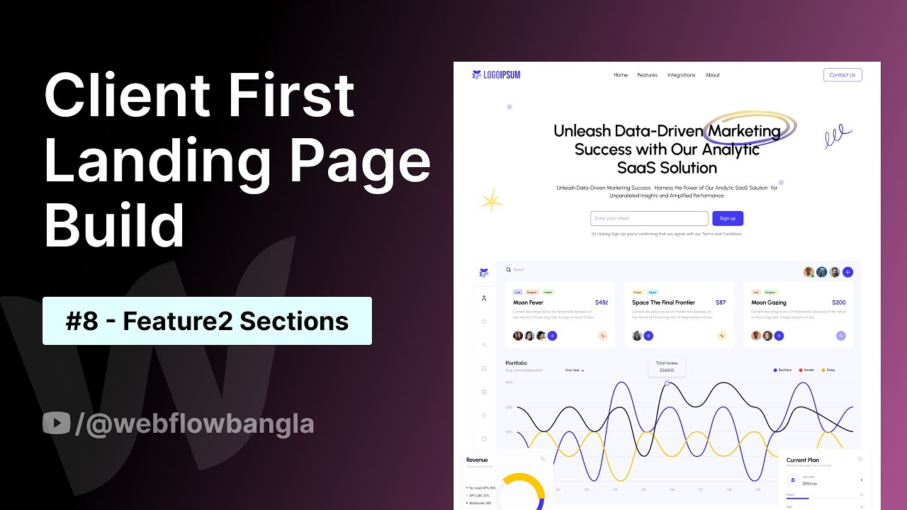 #16 Client First Bangla Tutorial - Landing Page Build #8